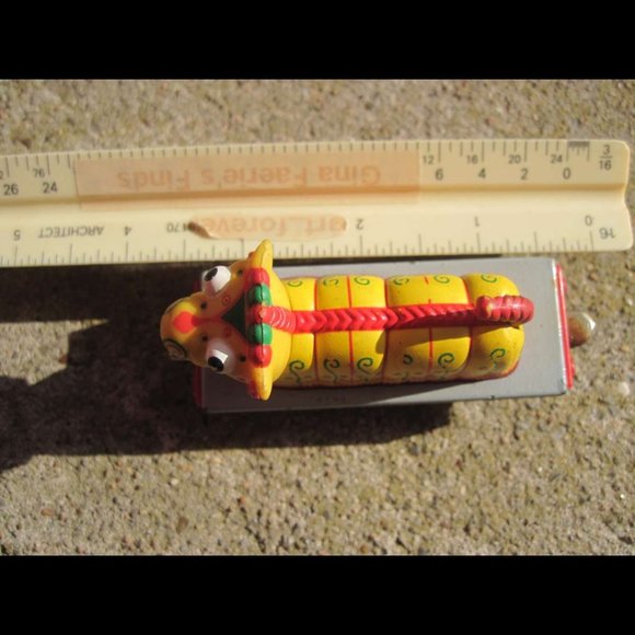 Decorative Yellow Chinese Dragon Magnetic Rolling Train Toy Learning Curve 2003 - Picture 8 of 10